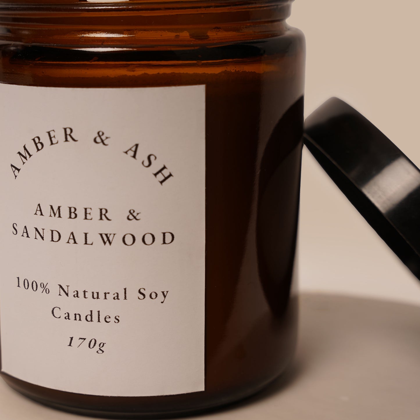 Amber & Sandlewood Candle