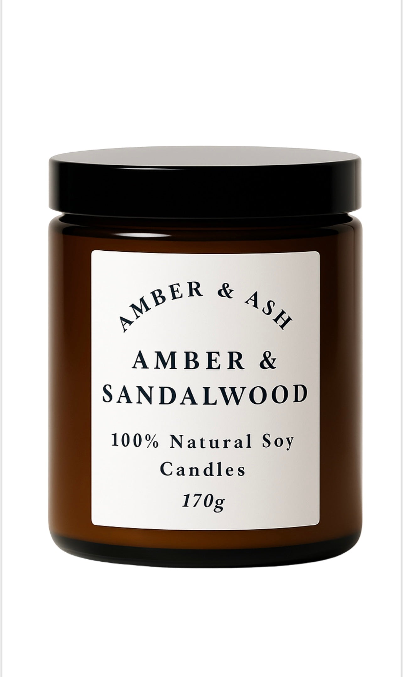 Amber & Sandlewood Candle