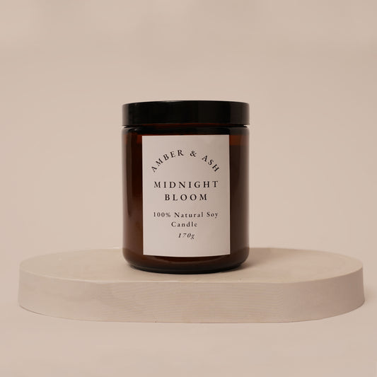 Midnight Bloom Candle