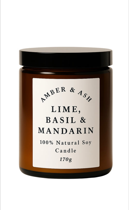 Lime, Basil & Mandarin Candle