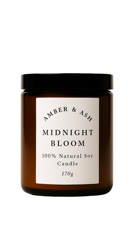 Midnight Bloom Candle